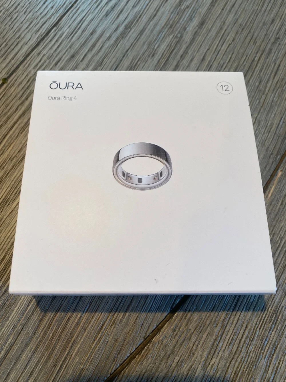 Oura Ring 4 Silver (Size 12)